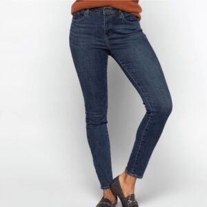 Pistola Arielle Revolve Mid-rise Dark Wash Skinny Stretch Denim Jeans Size 28